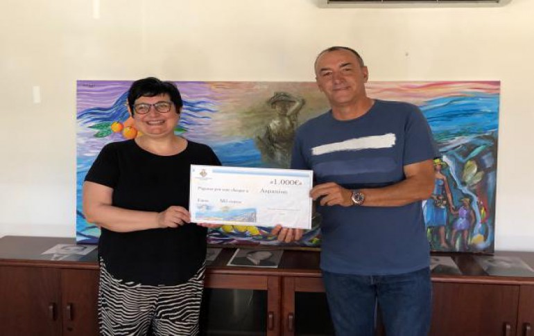 La Comunitat de Regants de Vila-real entrega los beneficios de la subasta solidaria a Aspanion